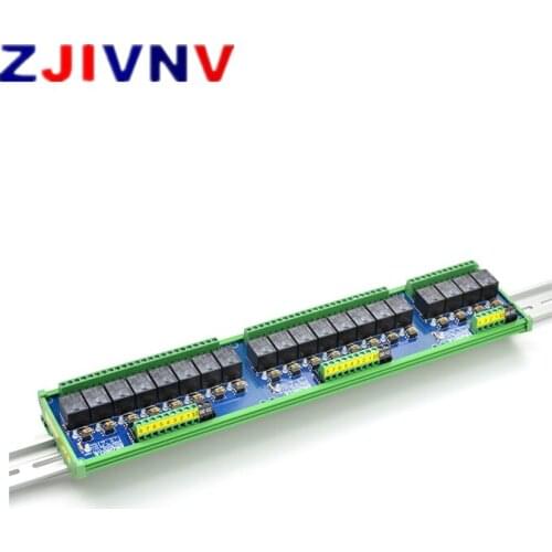 20 Channels 24V 1NO + 1NC Optocoupler Isolation Relay Module Supply Voltage DC 24V Trigger Signal DC 3.3V 5V 12V 24V
