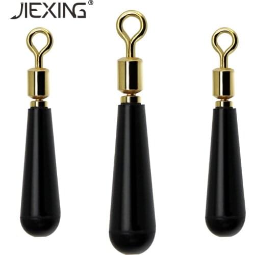 20Pcs 3 Size Black Float Adapter Soft For Sea Carp Fly Fishing Spinner Bait Accessories Jig Hooks Tool Wobblers Fish Sport lures