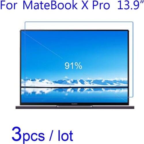 3pcs/lot for Huawei Matebook X/X Pro 13/13.9" Laptop Screen Protectors,Soft Clear/Matte/Nano Anti-Explosion Protective Film