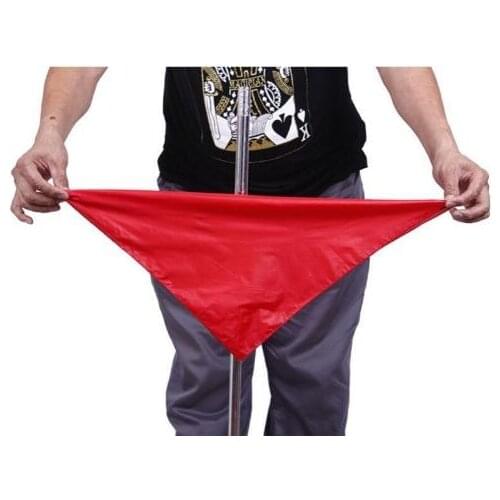 3pcs Silk Thru Cane - Magic Trick/Silk & Cane Trick,Stage Magic,Fun,Classic Magic Toys,Gimmick,Magician Silk