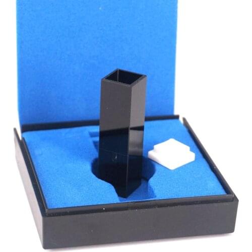 45ul Sub-Micro Fluorescence JGS1 Quartz Cell With Black Walls And Lid