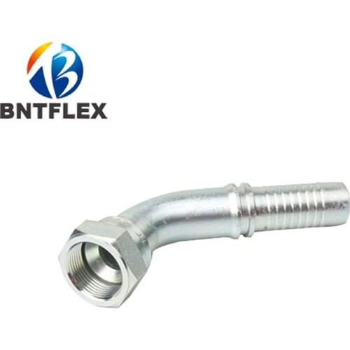 Stainless steel hydraulic hose adapter