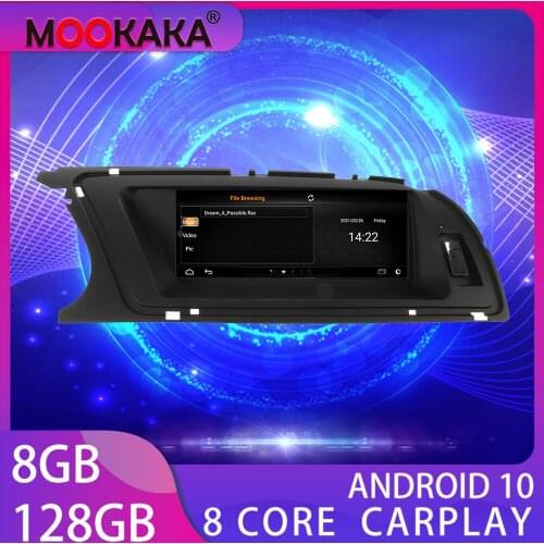 Car Player For AUDI A4 2013-2015 GPS Navigation 128GB Android Auto Radio Stereo Head Unit Audio Recorder