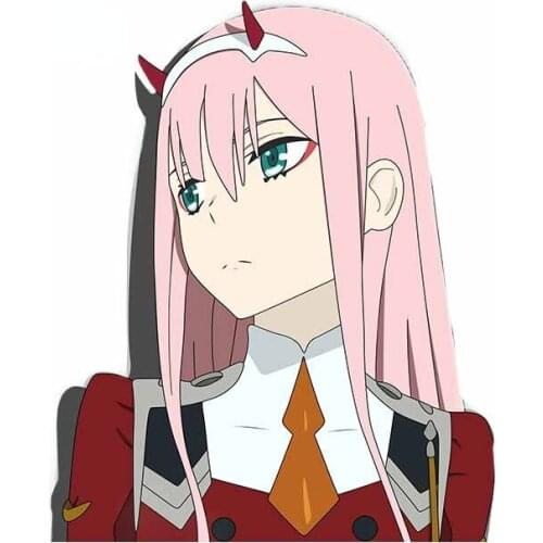 Darling In The FranXXX 02 Girl Laptop Laptop Creative Cartoon Waterproof Car Stickers Decal Trunk Windows Cartoon Car Styling