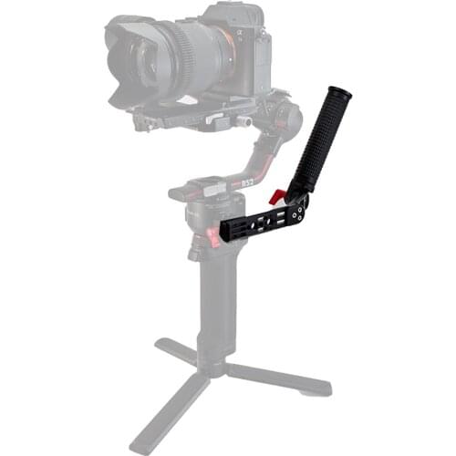 FOTGA Hand Grip Adjustable Handheld Stabilizer Extension Grip Holder Arm for DJI RS2 RSC2 Gimbal Accessories