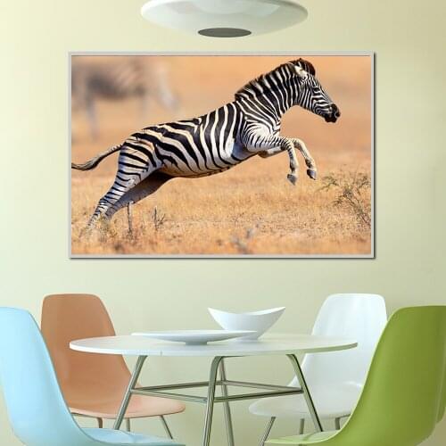 Canvas Painting Black White Animals Pictures Home Decoration Poster And Print Zebra Wall Canvas Art for Living Room Unframed HD