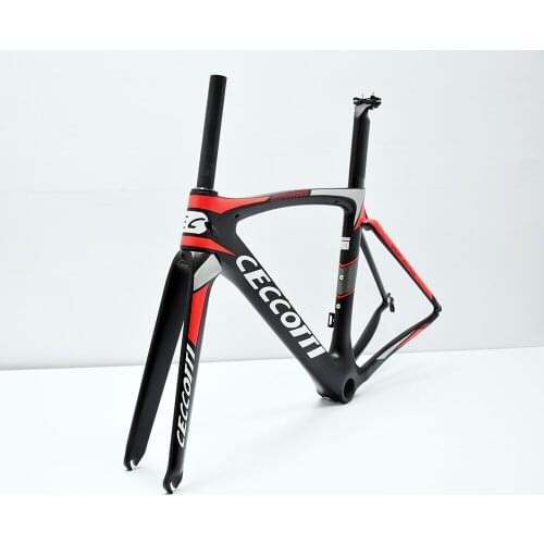 China factory hot selling c09-2 red carbon frame road bike T1100 UD carbon bicycle frameset:carbon Frameset