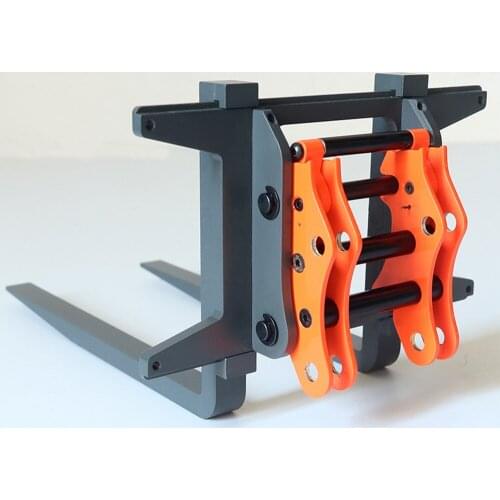 Metal Forklift Quick Change Accessories Set For 1:14 Scale Remote Control Hydraulic Loader Model