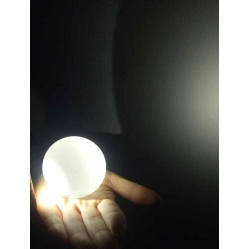 Fashion Magic 60mm Crystal Grinding Ball 50pcs/lot for Light Shiny Flash ball Dark night luminous Quartz Artificial crafts