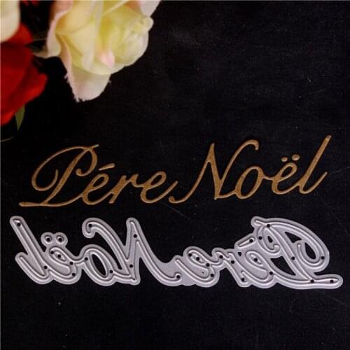 New French Text Word Metal Cutting Dies Cut Die Mold Scrapbook Paper Craft Knife Mould Blade Punch Stencils Dies
