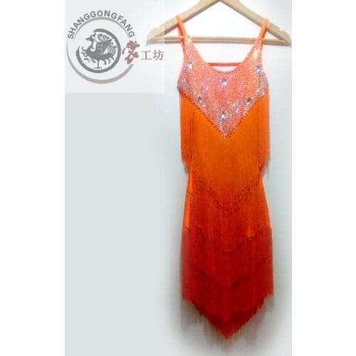 New style latin dance costume sexy tassel latin dance competition dress for women child latin dance dresses S-4XL F23