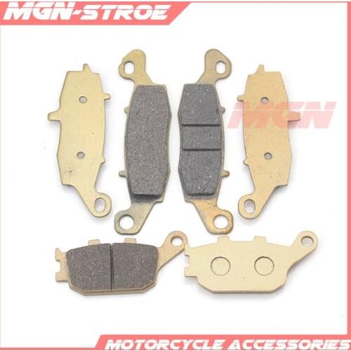 Motorcycle Front Rear Brake Pads for DL650 2004-2009 DL1000 2002-2010