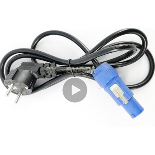 Moving Head Power Cable Plug To Powercon Cable Connector US EU UK AU Plug for Stage Light Machine DJ Equipment Power con Eu Plug