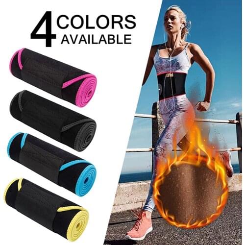 Sweat Belts Men And Women Sports Running Fat Burning Weight Loss Yoga Fitness Abdomen Shaping Belt Corset Body Shaping Belt