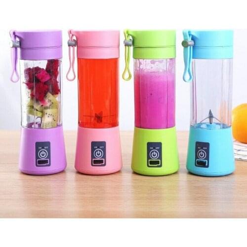 New Portable Juicer USB Rechargeable Smoothie Blender Mixer Kitchen Tool 380ml SCI88