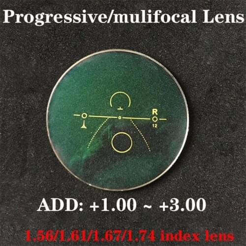 Vazrobe MultifocaL 1.74 Index Resin Progressive Glasses Lens Multifocal Myopia Diopter Lenses Coating UV