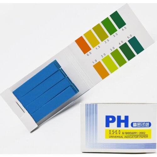 0.5-5.0 Precision PH Test Paper Test Strips Amniotic Fluid Saliva Urine Acid-base Indicator Paper Test Laboratory Supplies