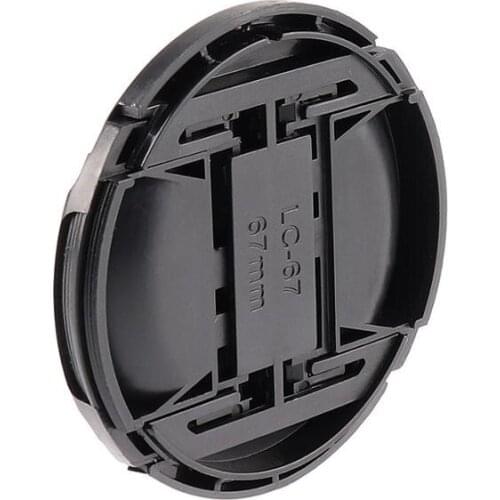 10pcs 37 49 52 55 58 62 67 72 77 82mm Lens Cap DSLR Camera Filter Front Lid Cap Protection Cover