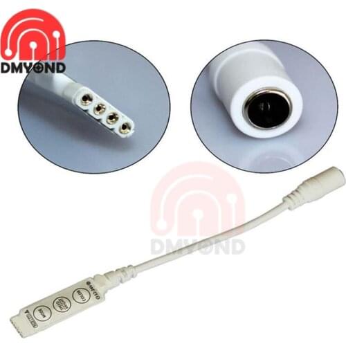 12V LED Strip Touch Dimmer RGB Brightness Control LED Dimmer Switch Connector 3 Keys Dimmer Light Switch Adjustment 3528 5050