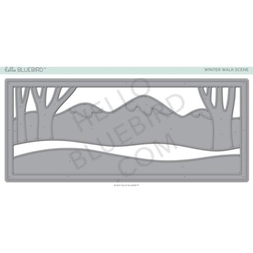 AliliArts Metal Cutting Dies Paper Winter Walk Scene diy Scrapbooking Photo Album Decorative Embossing PaperCard Crafts Die