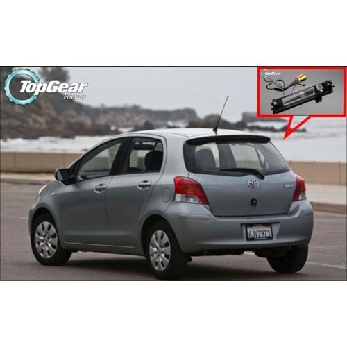 Car Camera For TOYOTA Yaris Vitz Hatchback MK2 2005~2013 High Quality Rear View Back Up Camera For TopGear Fans Use | CCD + RCA