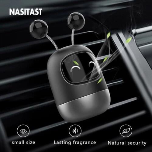 Car Perfume Air Freshener Cute Robot Car Diffuser Aromatherapy Air Vent Freshener For Auto Interior Decor Accessories