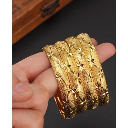 13 style openable Dubai India Gold Bangles Women Men Bracelets African European Ethiopia girls kids Jewelry bride Bangles gift
