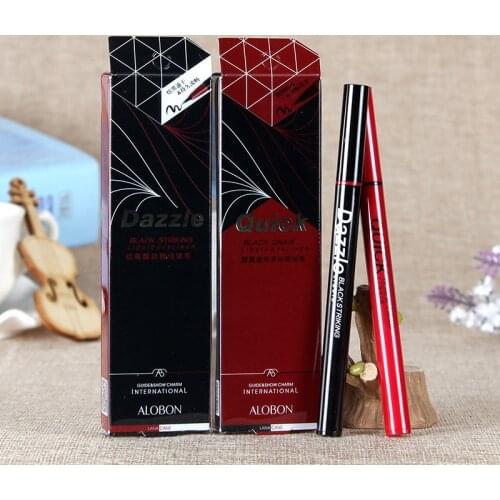 AloBon Black Eye-Catching Liquid Eyeliner Cool Quick-Drying Beginners Waterproof And Sweatproof Not Smudge