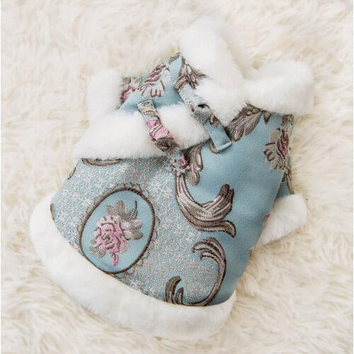 New Year Dog Clothes Chinese Spring Festival Dog Coat Tang Suit Cat Doggie Puppy Small Dog Costume Outfit Pet Apparel Dropship