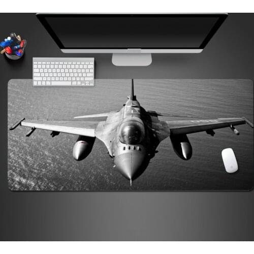 Mouse Pad Super Domineering Fighter Mousepad Natural Rubber Non-slip Pad Laptop Accessories Large Office Keyboard Mouse Of Mat
