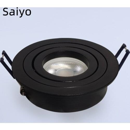 Die-cast Aluminum Light COB3/5/7W Mr16 GU10 GU5.3 Beam Angle Adjustable Recessed Ceiling Lights Led Downlights