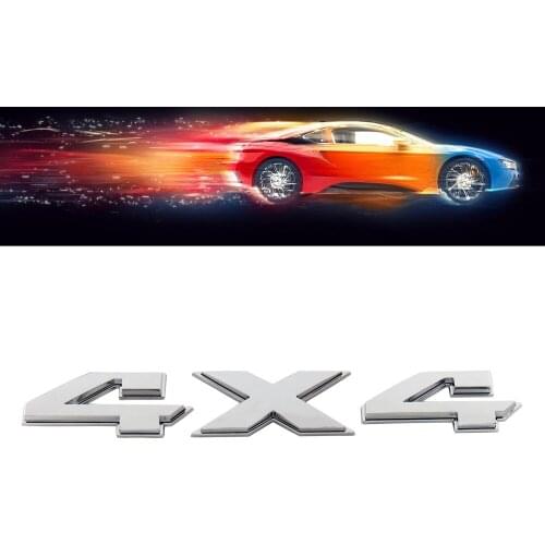 Chrome 4X4 for RAM Trunk Fender TAILGATE Emblem Badge Sticker