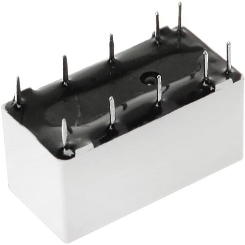 2021 New 5V Coil Bistable Latching Relay DPDT 2A 30VDC 1A 125VAC HFD2/005-S-L2-D Realy