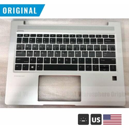 New Original Palmrest for HP Probook 13 430 G6 Top Cover with US non-backlit / Backlit Keyboard L44548-001 L44547-001 US Sliver