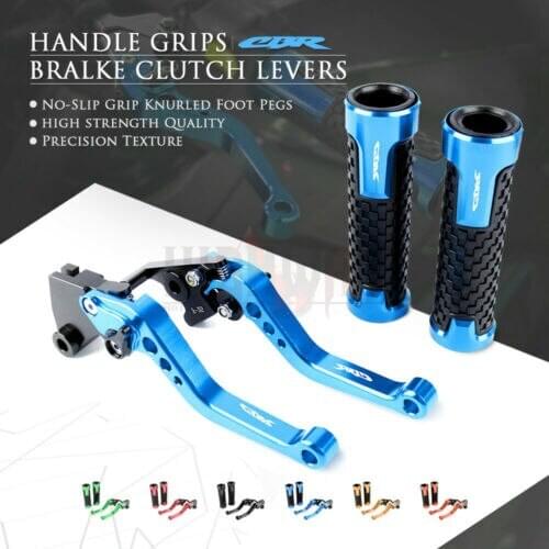 Brake Lever Handlebar Grips Grip CNC Short Adjustable Brake Clutch levers For Honda CBR1000RR CBR 1000 RR FIREBLADE 2004-2007