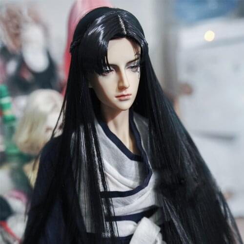 1/6 1/4 1/3 scale BJD doll wig ancient costume Long hair Samurai Vintage Wigs for BJD/SD doll accessories C0323