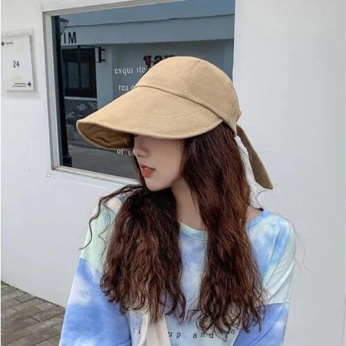 Spring Fashion Sun Hat Women Wide Brim Beach Summer Outdoor Casual Bucket Hats Fisherman Caps Panama PJ349