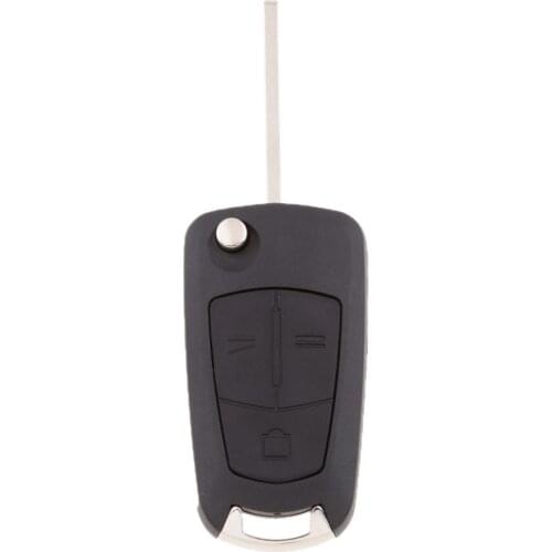 Car Remote Key Folding Fob Case 3 BTNS For Opel Vectra Signum