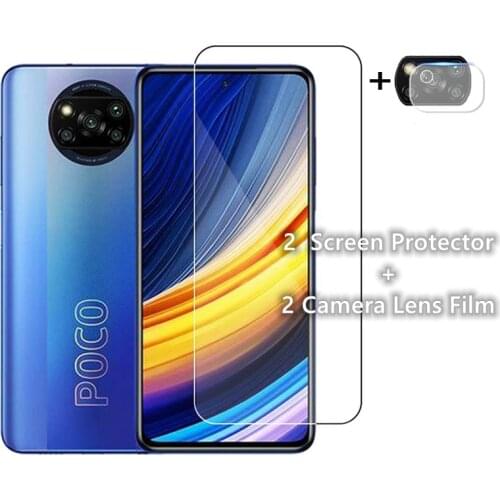 Full Glue Glass For Poco X3 Pro Screen Protector For Xiaomi Poco X3 Pro Tempered Glass Protective Phone Film For Poco X3 Pro