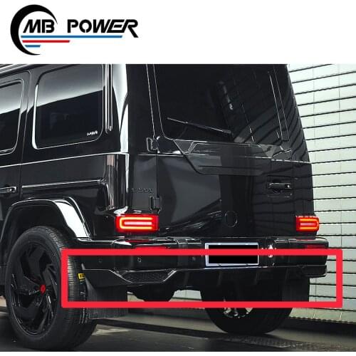 W464 G63 carbon fiber car bumpers lip 2019y g wagon w464 G63 G500 G350D front spoiler rear diffuser