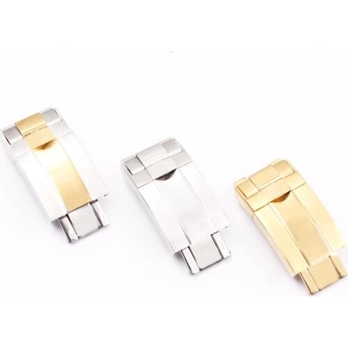 Watch Accessories Clasp Applicable to for Rolex Black Water Ghost Green Water Ghost Steel Belt Buckle 16mm 18mm