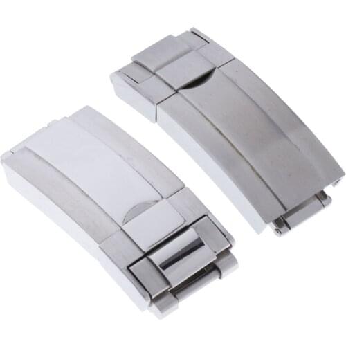 Fold Over Stainless Steel Deployment Clasp Watch Buckle Replacement Findings