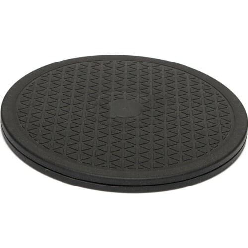 10 Inch Black Rotating Swivel Turntable Plate Lazy Home Kitchen Food Tool