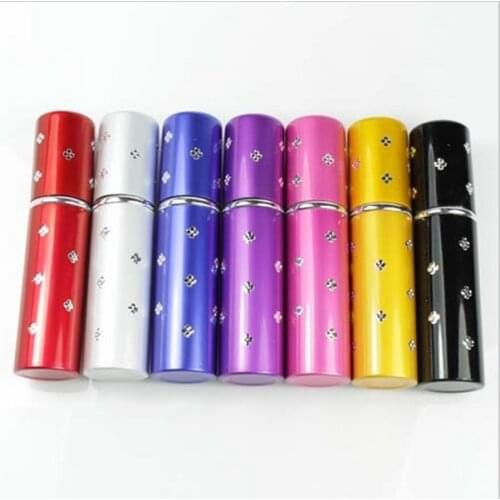 12pc/lot 2020 New Mini Refillable Crystal Perfume Atomizer Bottle Travel Spray Scent Pump Case Drop shipping &Free shipping XS02