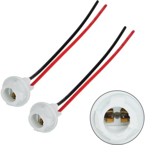 2 Pack Side Marker Light Bulb Socket Fits 194 194A T10 168 T15 Fits GM Chevrolet QTY 2