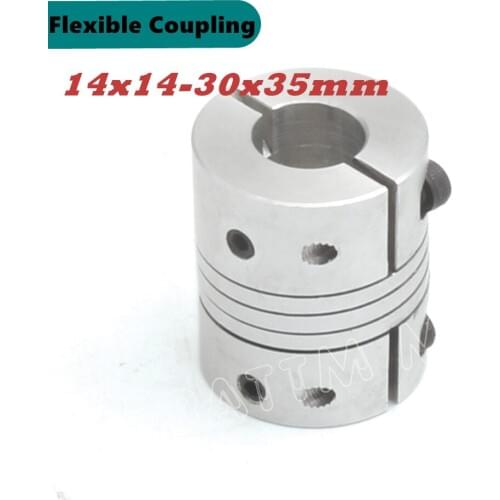 3Pcs Flexible Coupling Stepper Motor 14mm to 14mm CNC Parts Router Mill 14x14mm D30 L35mm