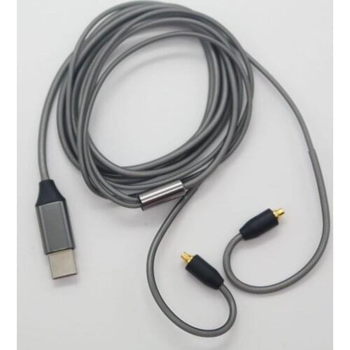 MMCX Audio Cable to USB Type-C Earphone Cable for Shure SE215 SE315 SE425 SE535 SE846 Replacement Cable Cords Wire