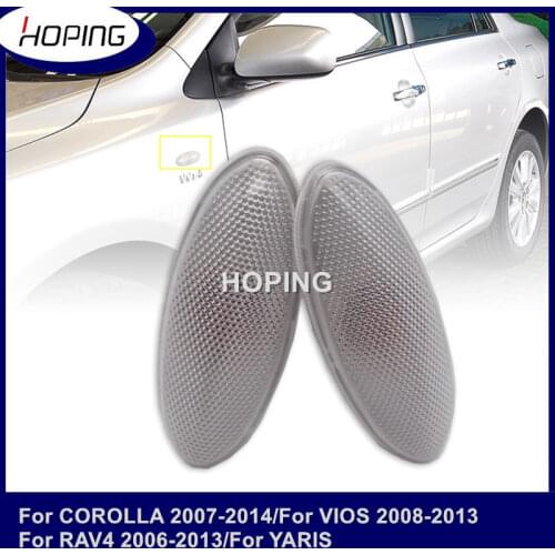 Hoping Fender Side Turn Signal Lamp Light For TOYOTA COROLLA 2007-2014 VIOS 2008-2013 RAV4 2006-2013 YARIS OEM:81730-02090