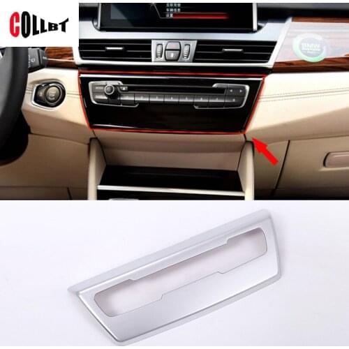 COLLBT For BMW 2 Series F45 F46 218i 220i 2015-2017 ABS Chrome Center Console Panel Cover Trim Car Accessories