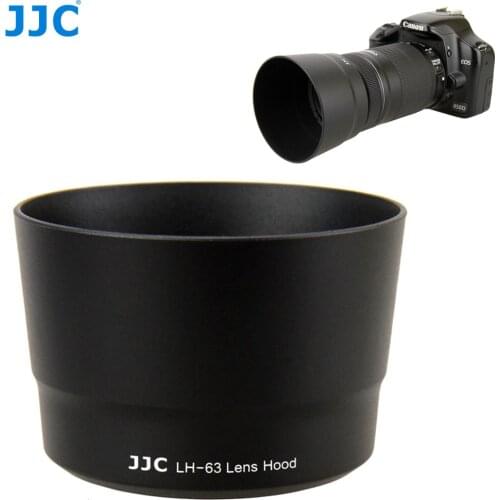 JJC Reversible Bayonet Camera Lens Hood for Canon EF-S 55-250mm f/4-5.6 IS STM Lens replaces Canon ET-63 Lens Shade